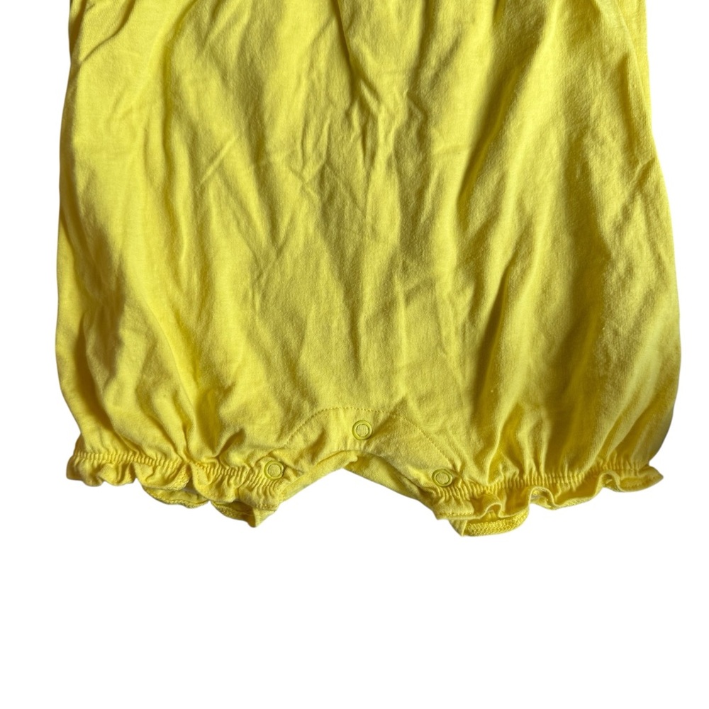 Carter's Yellow Ruffled Romper - Picture 5 of 6